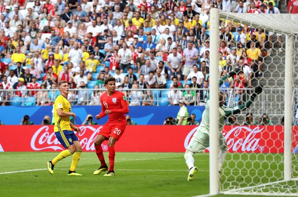 Dele Alli England scores v Sweden Samara World Cup 2018