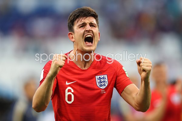 Harry Maguire England scores v Sweden Quarter Final World Cup 2018