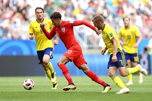 Dele Alli England v Sweden Quarter Final World Cup 2018