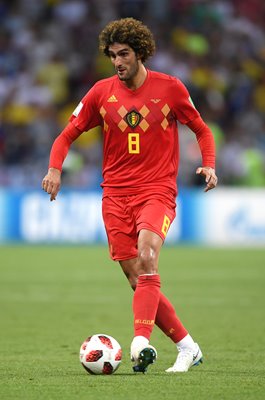 Marouane Fellaini Belgium v Brazil Quarter Final World Cup 2018