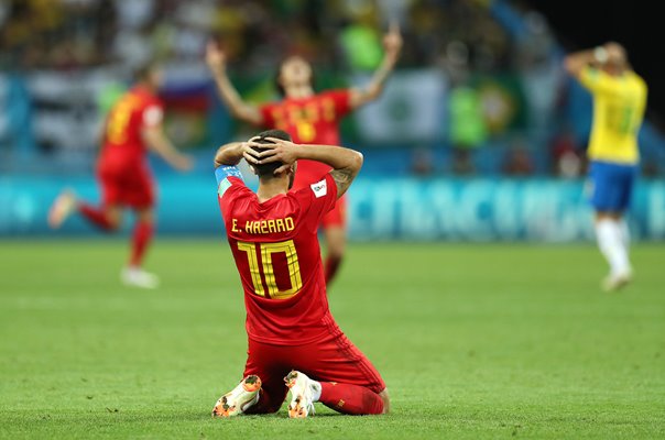 Eden Hazard Belgium v Brazil Quarter Final World Cup 2018