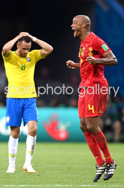Vincent Kompany Belgium v Brazil Quarter Final World Cup 2018