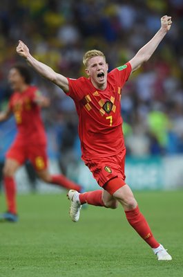Kevin De Bruyne Belgium v Brazil Quarter Final World Cup 2018