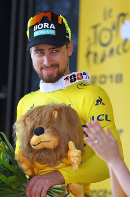 Peter Sagan Yellow Jersey Stage 2 Tour de France 2018