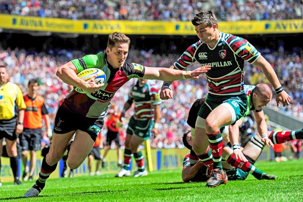 Tom Williams scores Harlequins v Leicester 2012