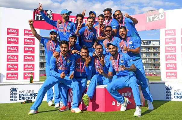 India International T20 Series Winners v England 2018