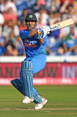 MS Dhoni India v England T20 International Cardiff 2018