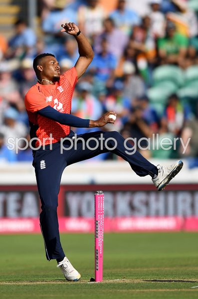 Chris Jordan England v India T20 Cardiff 2018