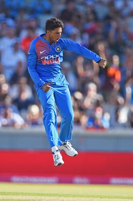 Kuldeep Yadav India v England T20 Old Trafford 2018