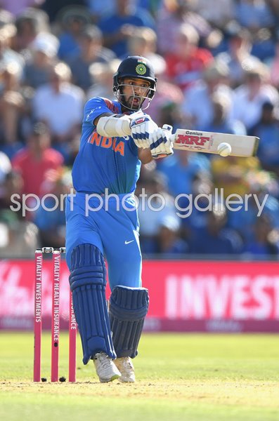 Shikhar Dhawan India v England T20 Cardiff 2018