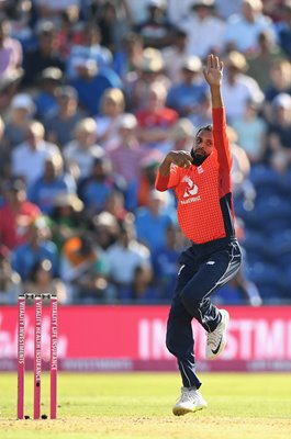 Adil Rashid England v India T20 Cardiff 2018