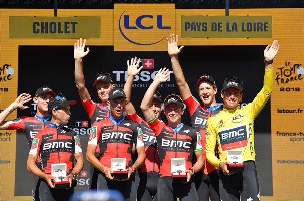 BMC win Stage 3 Team Time Trial Tour de France 2018