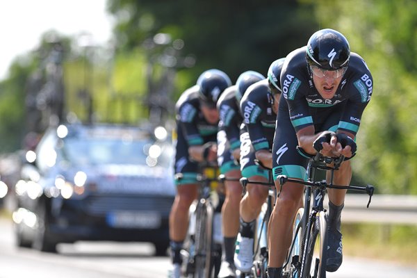 Marcus Burghardt Bora Team Time Trial Tour de France 2018 