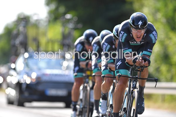 Marcus Burghardt Bora Team Time Trial Tour de France 2018 