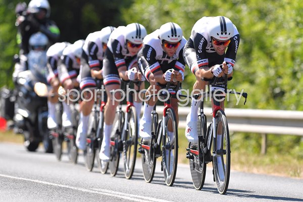 Tom Dumoulin leads Sunweb Team Time Trial Tour de France 2018