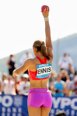 Jessica Ennis Shot Put Gotzis 2012