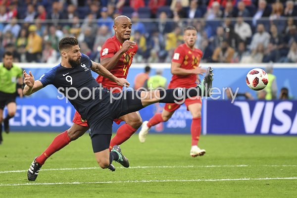 Olivier Giroud Belgium v France 2018 World Cup