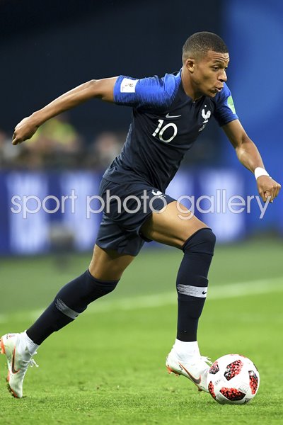 Kylian Mbappe Belgium v France 2018 World Cup