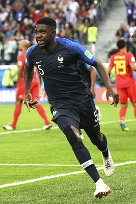 Samuel Umtiti Goal Belgium v France Semi Final 2018 World Cup