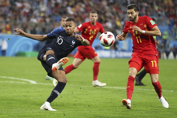 Kylian Mbappe Belgium v France Semi Final 2018 World Cup