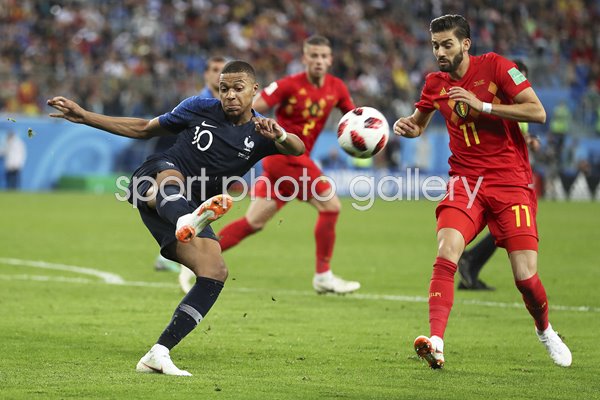 Kylian Mbappe Belgium v France Semi Final 2018 World Cup