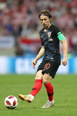 Luka Modric Croatia v England World Cup 2018