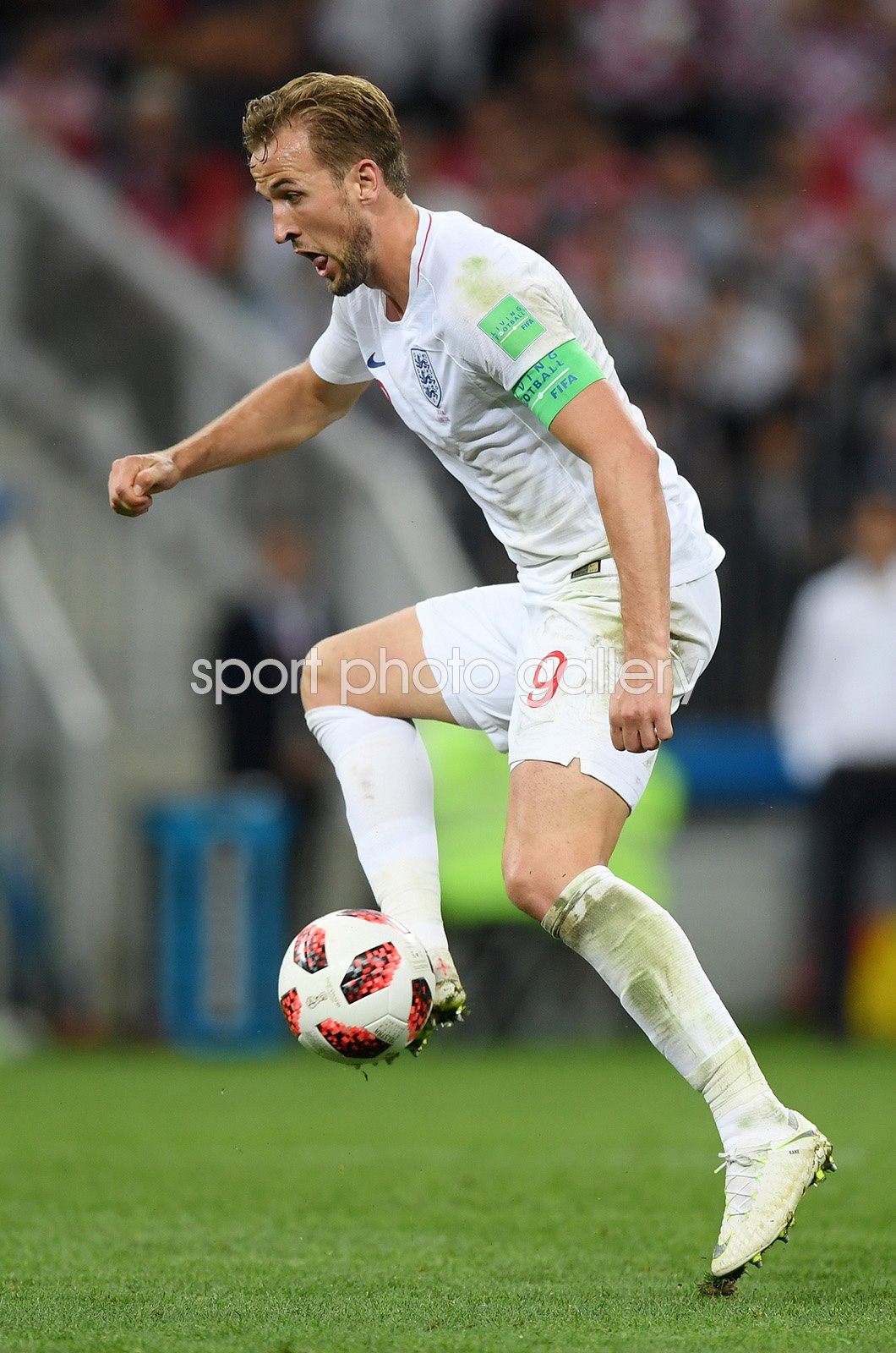 England National Soccer 2018 World Cup White #9 Harry Kane Replica