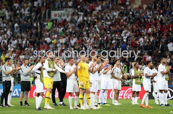 England World Cup 2018 Farewell to Fans Semi Final Moscow