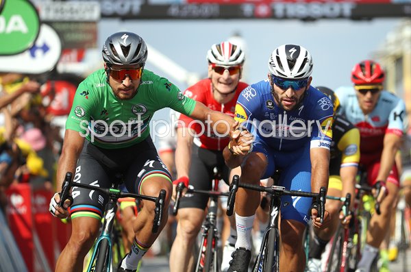 Fernando Gaviria & Peter Sagan Stage 4 Tour de France 2018