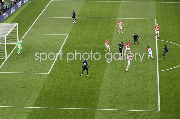 Paul Pogba France scores v Croatia World Cup Final 2018