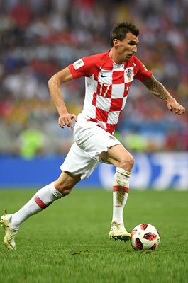 Mario Mandzukic Croatia v France World Cup Final 2018
