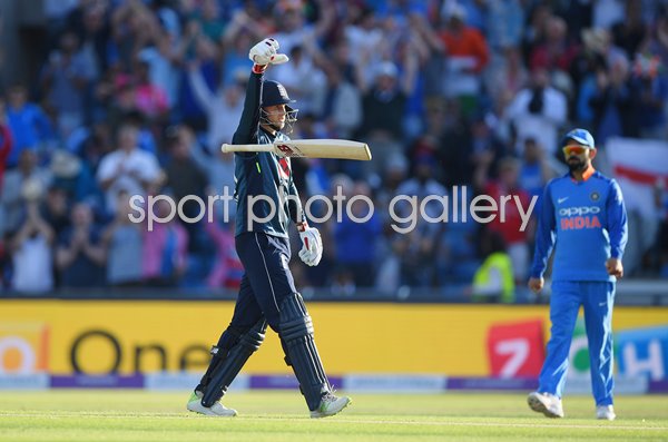 Joe Root Drop the Mic England v India ODI Headingley 2018