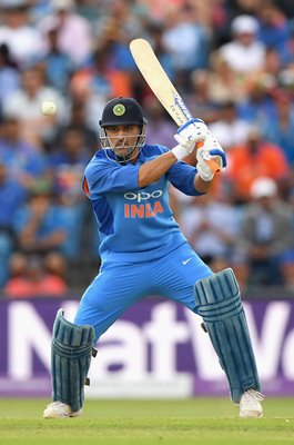 MS Dhoni India v England ODI Headingley 2018