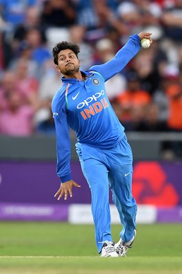 Kuldeep Yadav India v England ODI Headingley 2018
