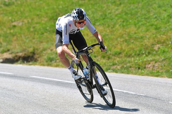 Chris Froome Working Lunch Stage 11 Tour de France 2018