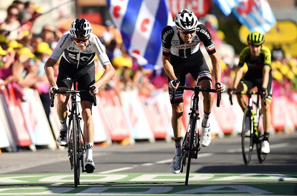 Chris Froome & Tom Dumoulin Stage 11 Tour de France 2018  