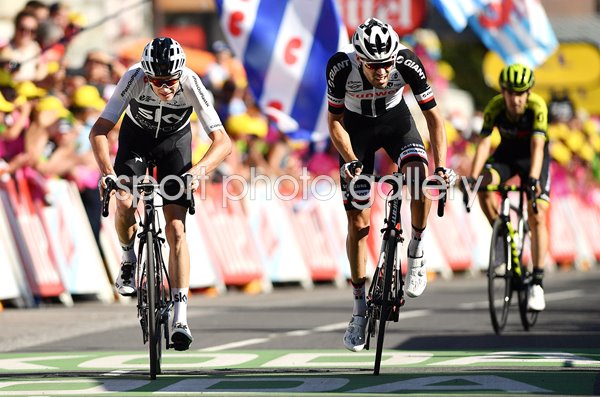 Chris Froome & Tom Dumoulin Stage 11 Tour de France 2018  