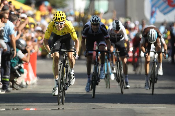 Geraint Thomas wins Alpe d'Huez Tour de France 2018