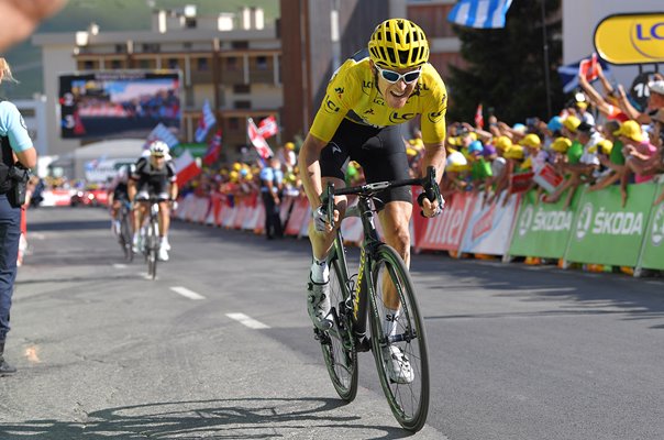 Geraint Thomas Sprint Stage 12 Alpe d'Huez Tour de France 2018