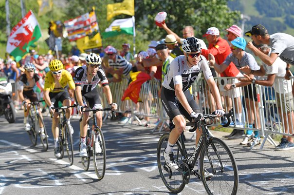 Chris Froome breaks Alpe d'Huez Stage 12 Tour de France 2018