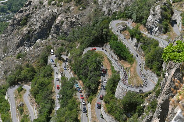 Alpe d'Huez Hairpins Tour de France 2018 Stage 12