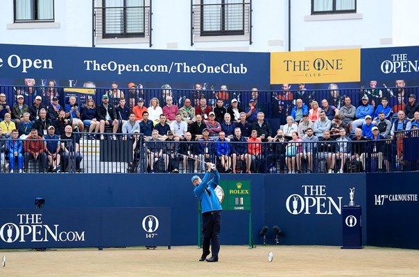 Sandy Lyle Scotland Opening Tee Shot Open Carnoustie 2018