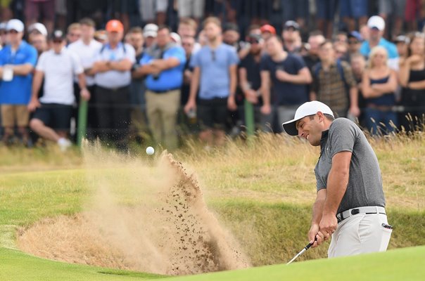 Francesco Molinari Bunker Round 4 British Open Carnoustie 2018