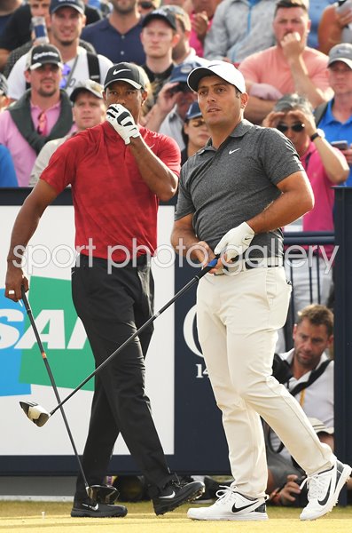 Francesco Molinari & Tiger Woods 72nd Hole Open Carnoustie 2018