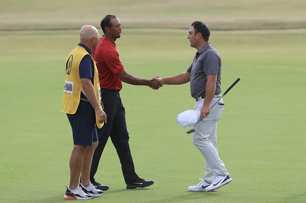 Francesco Molinari & Tiger Woods British Open Carnoustie 2018