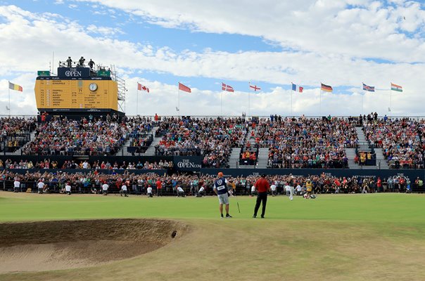 Francesco Molinari 18th Green British Open Carnoustie 2018