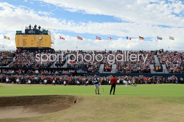 Francesco Molinari 18th Green British Open Carnoustie 2018