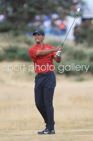 Tiger Woods Final Round British Open Carnoustie 2018