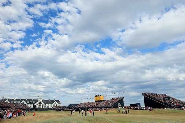 Tiger Woods 18th Hole Open Championship Carnoustie 2018