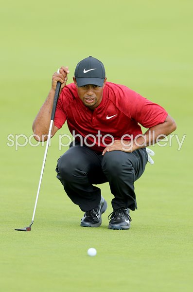 Tiger Woods USA Round 4 British Open Carnoustie 2018